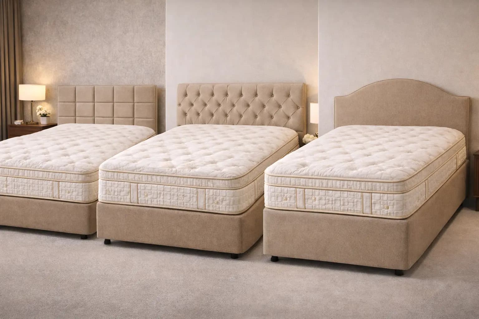 Kayseri baza ve başlık modellerini gösteren yatak odası görseli