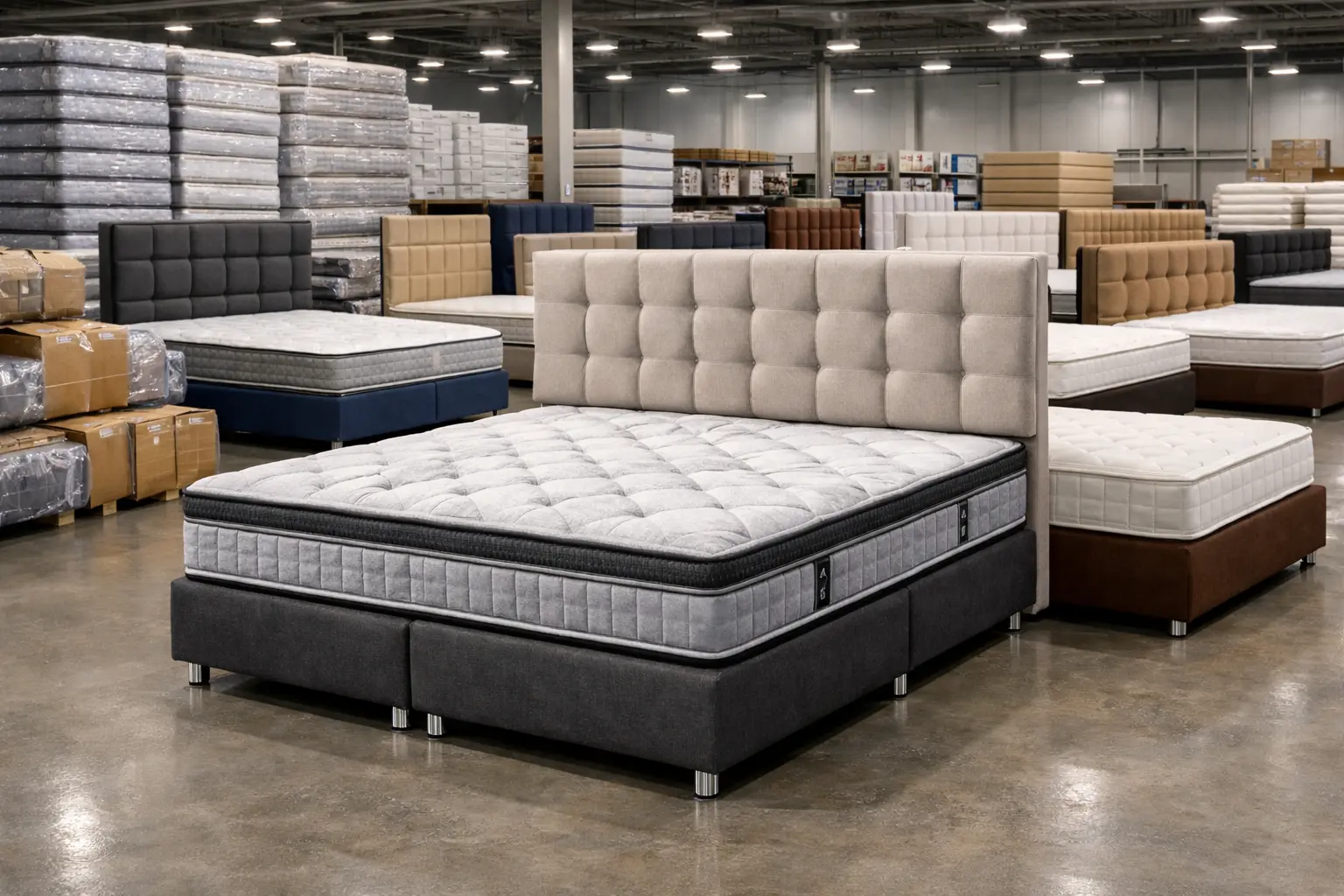 Kayseri baza ve başlık modellerini gösteren yatak odası görseli