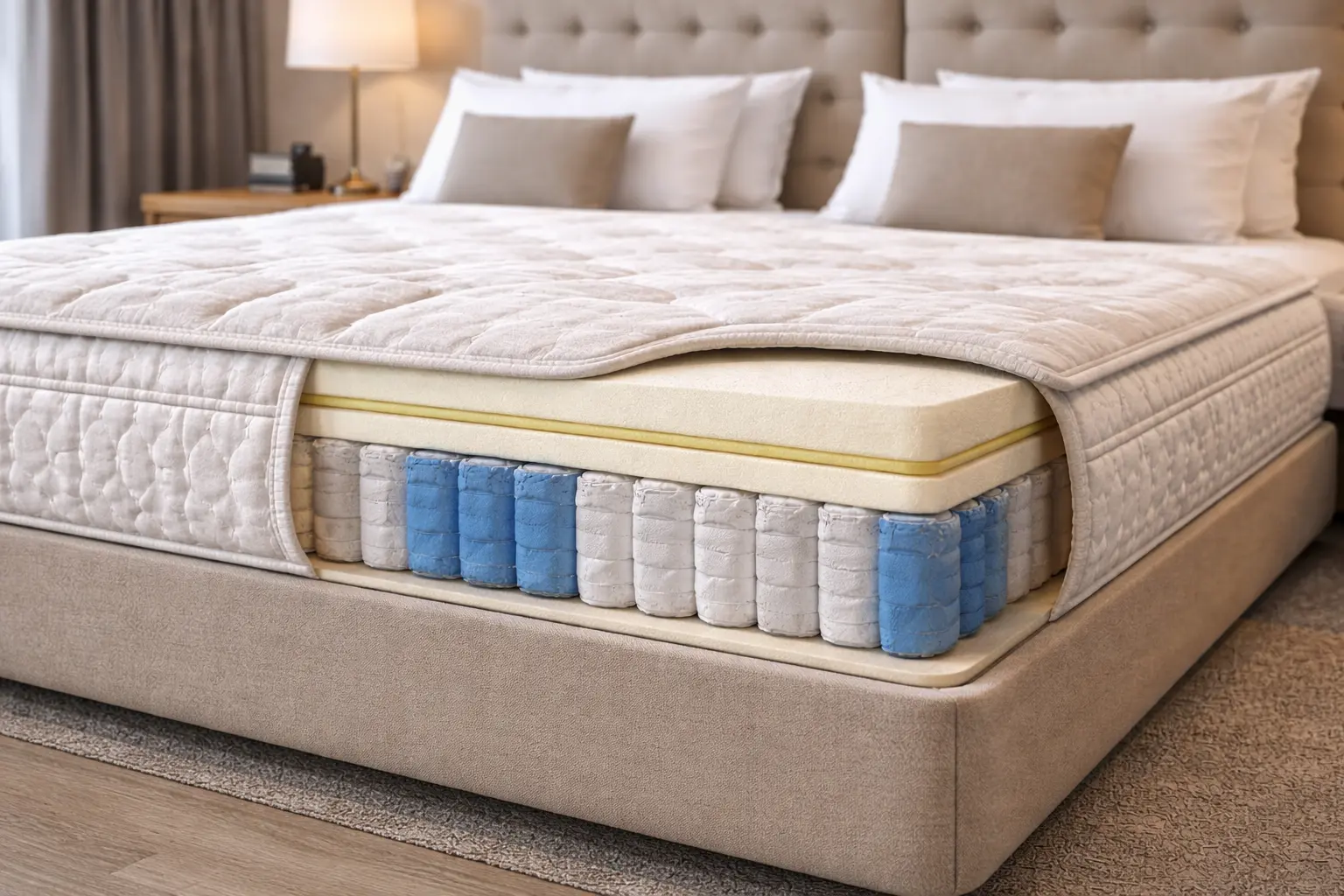 Kurumsal projelerde kullanılan yatak çözümlerini gösteren görsel