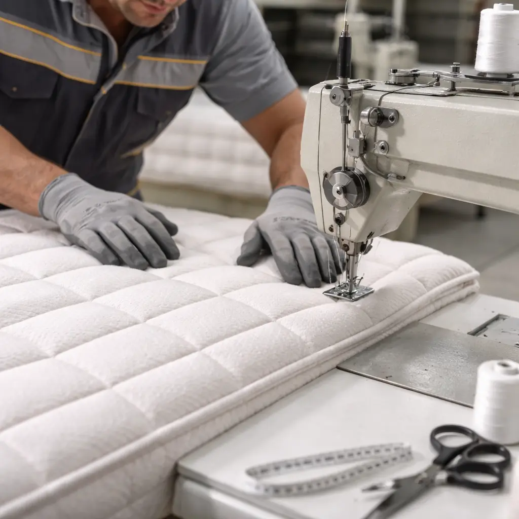 Kayseri yatak üretiminde işçilik detayı