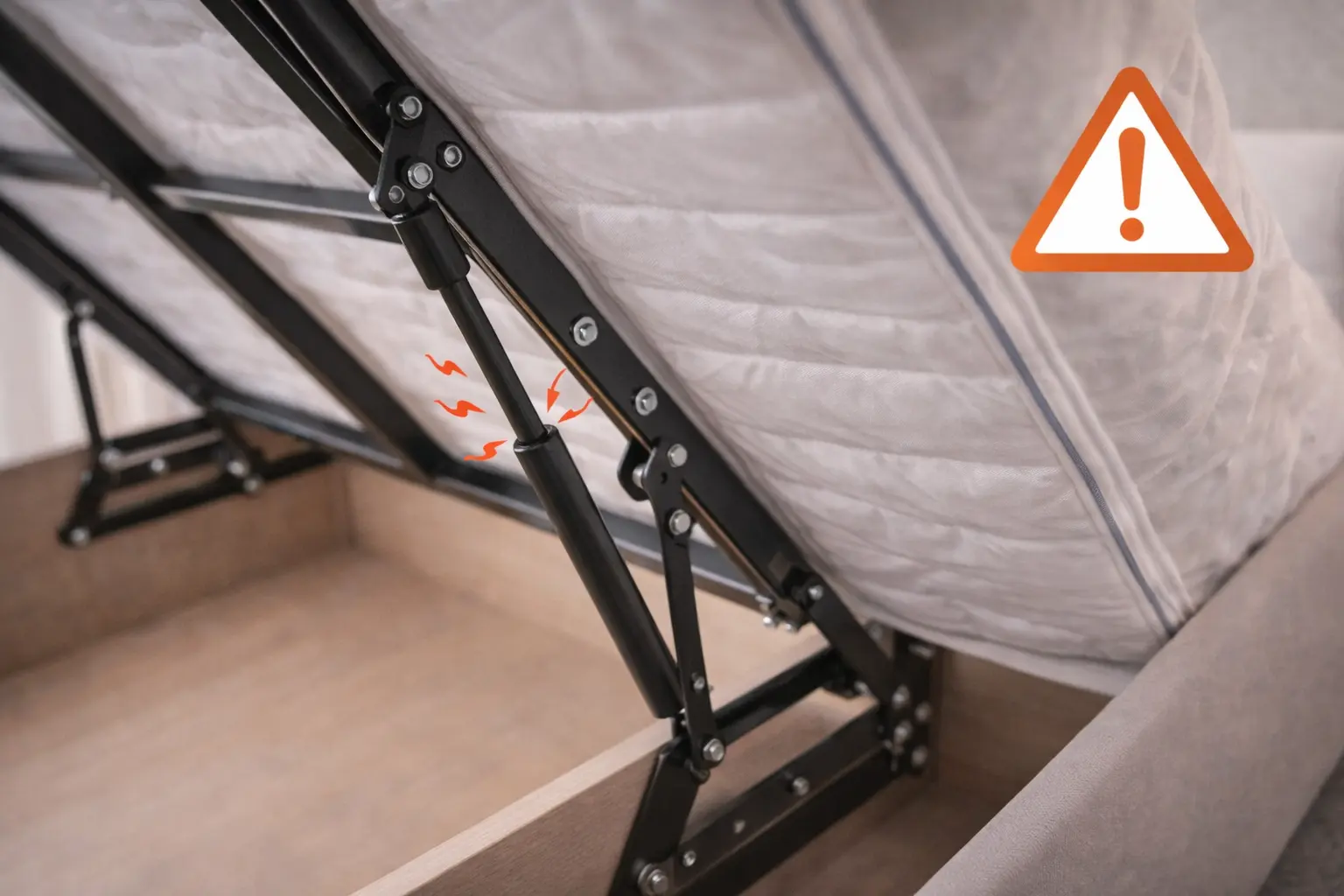 Baza amortisör mekanizmasını anlatan görsel