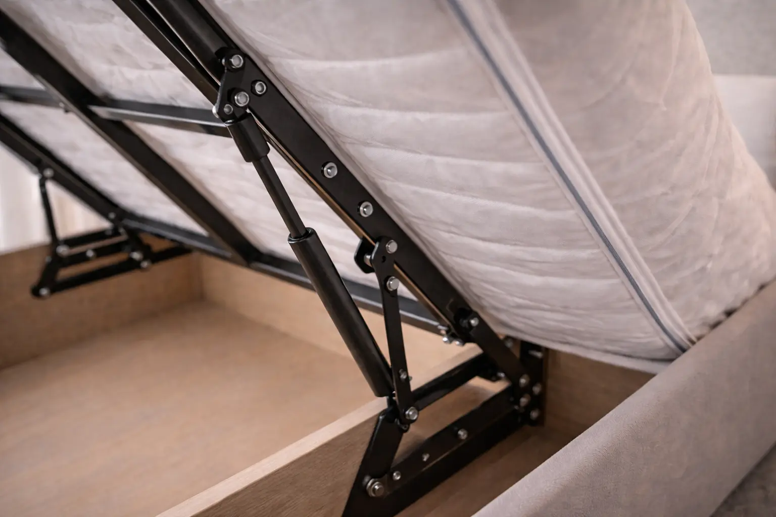 Baza amortisör mekanizması detay görseli